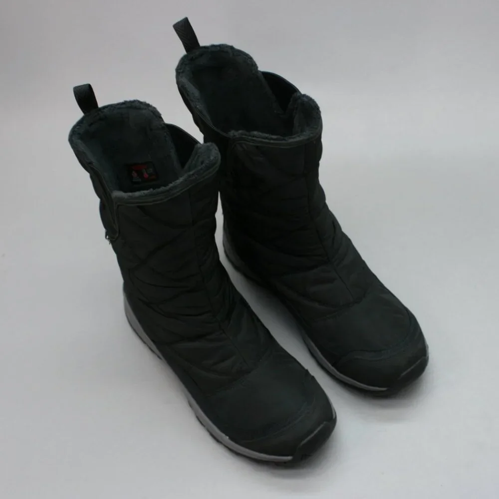 Keen Ladies 10.5 Terradora Black Waterproof Pull-on 200 g Insulated Winter Boots - Picture 6 of 12